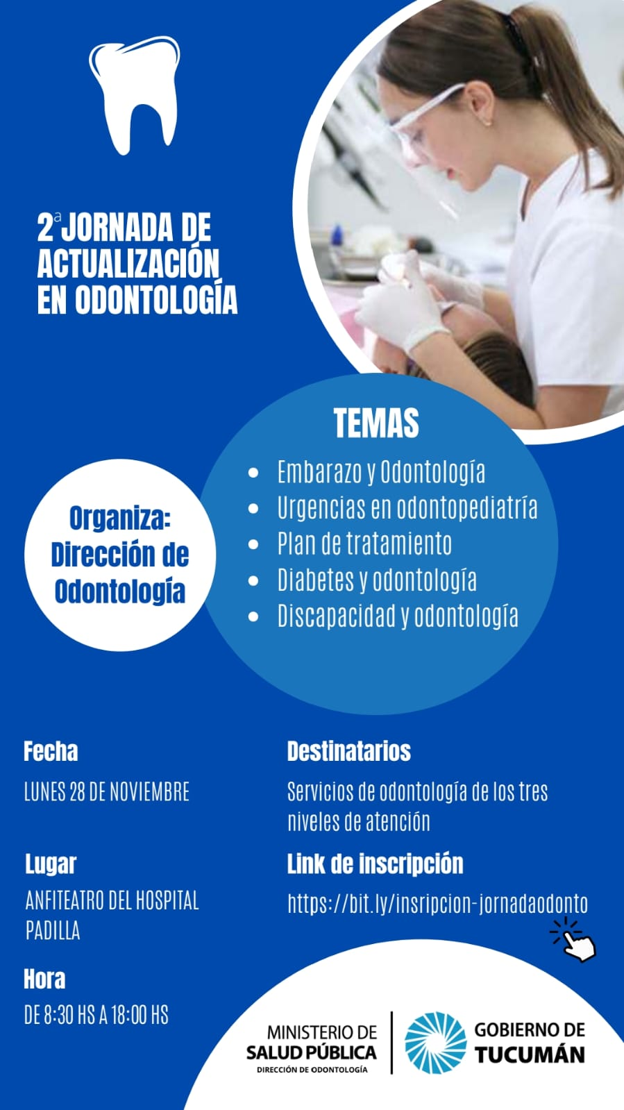 Tucumán: Segundas Jornadas de Actualización en Odontología