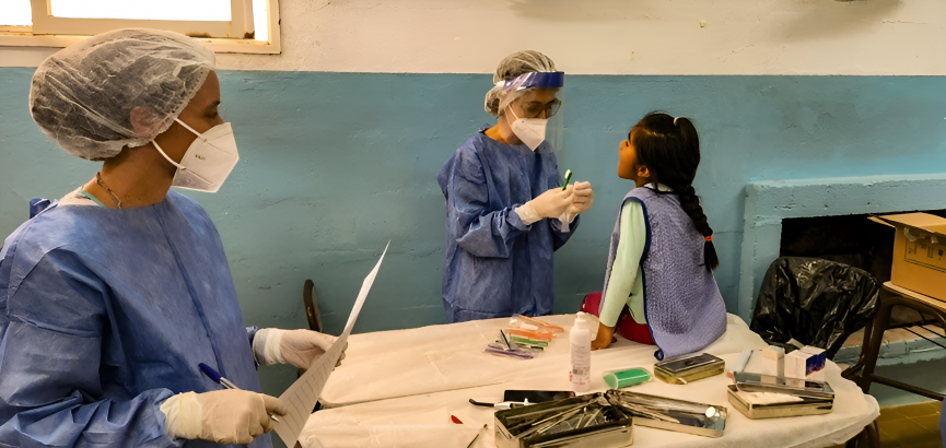 San Juan: Odontología realizó un operativo de salud bucal en Guanacache